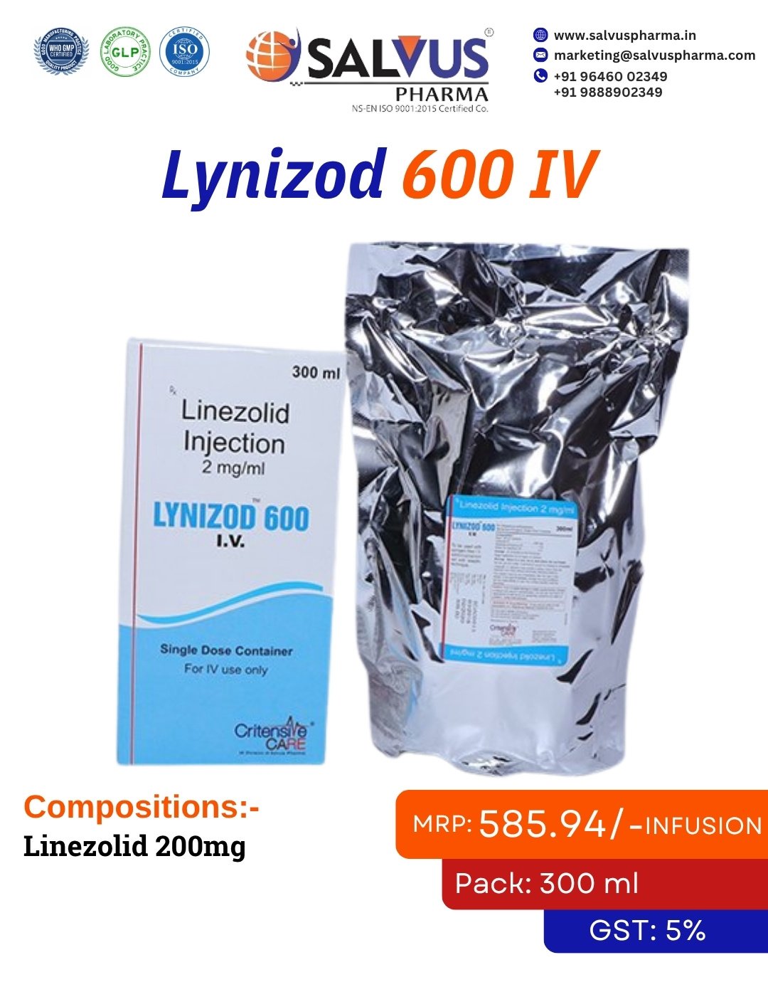 Lynizod 600 IV